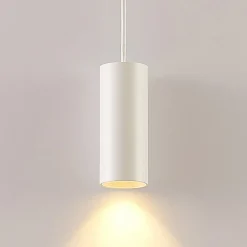 Arcchio Ejona hanglamp, hoogte 15 cm, wit, aluminium