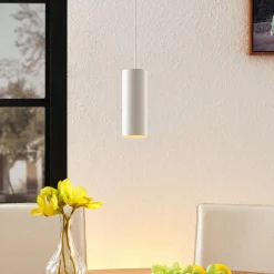 Arcchio Ejona hanglamp, hoogte 15 cm, wit, aluminium