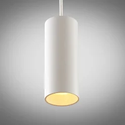 Arcchio Ejona hanglamp, hoogte 15 cm, wit, aluminium