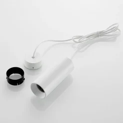 Arcchio Ejona hanglamp, hoogte 15 cm, wit, aluminium