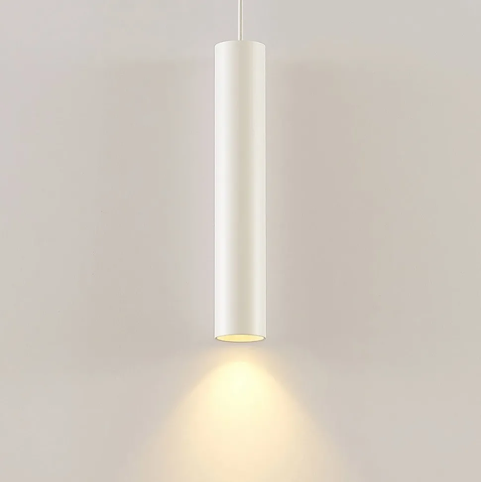 Arcchio Ejona hanglamp, hoogte 35 cm, wit, aluminium