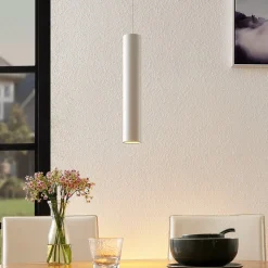 Arcchio Ejona hanglamp, hoogte 35 cm, wit, aluminium