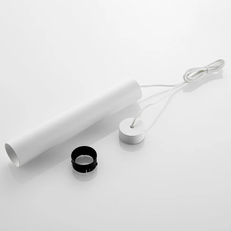 Arcchio Ejona hanglamp, hoogte 35 cm, wit, aluminium