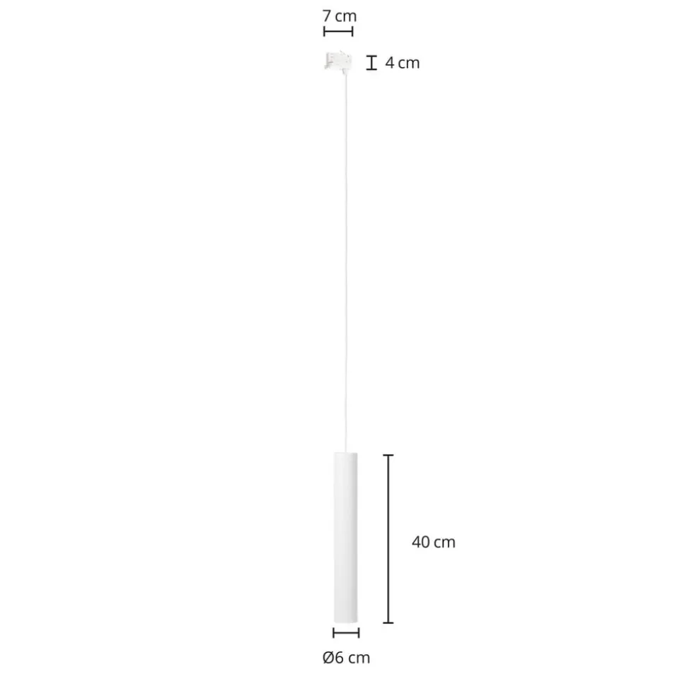 Arcchio Ejona LED track hanger wit 6/40cm