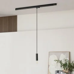Arcchio Ejona track hanglamp zwart E27 4/15cm