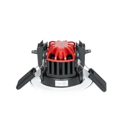 Arcchio Elmon LED inbouwlamp, IP65, wit