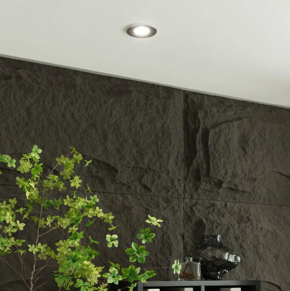 Arcchio Elmon LED inbouwlamp, IP65, chroom