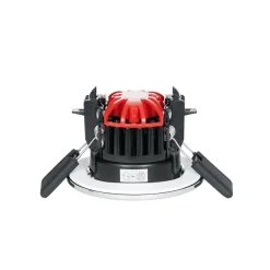 Arcchio Elmon LED inbouwlamp, IP65, chroom