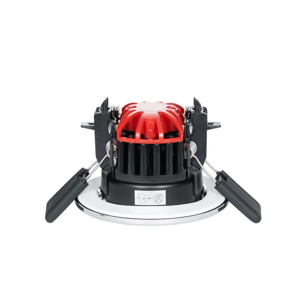 Arcchio Elmon LED inbouwlamp, IP65, chroom