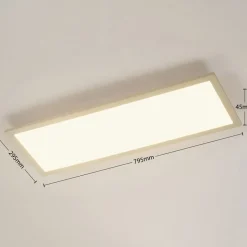 Arcchio Enja LED paneel, 79,5 cm x 29,5 cm
