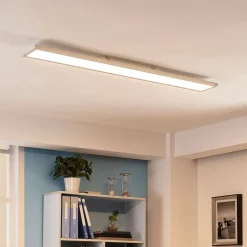 Arcchio Enora LED paneel, 3000lm, wit, metaal, 119,5 cm