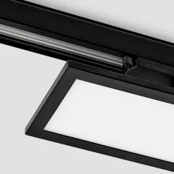 Arcchio Hairis LED paneel, 30 cm, zwart, 4000 K