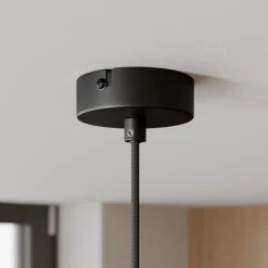 Arcchio hanglamp Cosmina, 1-lamp, zwart, metaal