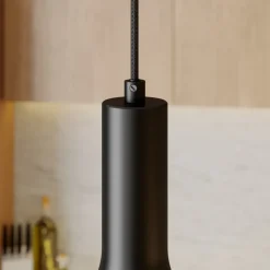 Arcchio hanglamp Cosmina, 1-lamp, zwart, metaal