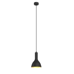 Arcchio hanglamp Cosmina, 1-lamp, zwart, metaal