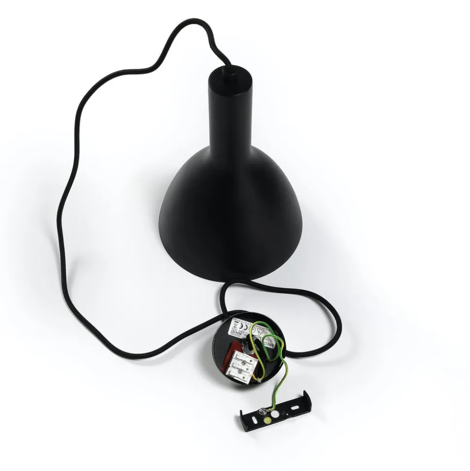 Arcchio hanglamp Cosmina, 1-lamp, zwart, metaal