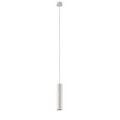 Arcchio hanglamp Ejona, hoogte 27 cm, wit, aluminium