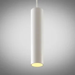 Arcchio hanglamp Ejona, hoogte 27 cm, wit, aluminium