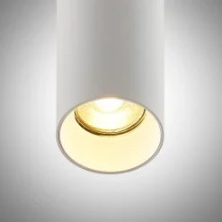 Arcchio hanglamp Ejona, hoogte 27 cm, wit, aluminium
