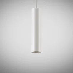 Arcchio hanglamp Ejona, hoogte 27 cm, wit, aluminium