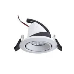 Arcchio Harcos LED downlight, wit, Ø 11 cm, 4.000K