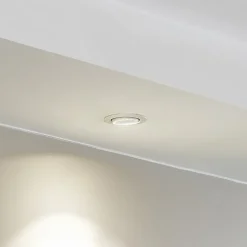 Arcchio Harcos LED downlight, wit, Ø 11 cm, 4.000K