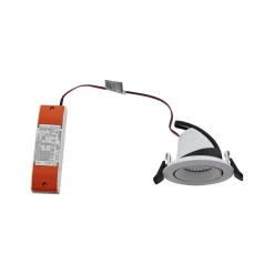 Arcchio Harcos LED downlight, wit, Ø 11 cm, 4.000K