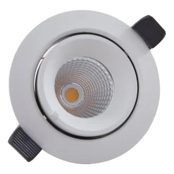 Arcchio Harcos LED downlight, wit, Ø 11 cm, 4.000K