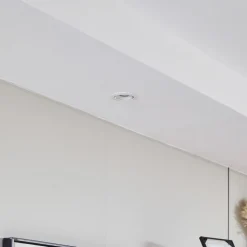 Arcchio Harcos LED downlight, wit, Ø 8 cm, 4.000K