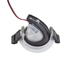 Arcchio Harcos LED downlight, wit, Ø 8 cm, 4.000K