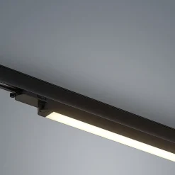 Arcchio Harlow LED track light, zwart, 69 cm, 3.000 K