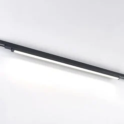 Arcchio Harlow LED track light, zwart, 109 cm, 4.000 K