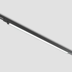 Arcchio Harlow LED track light, zwart, 109 cm, 4.000 K