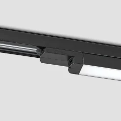 Arcchio Harlow LED track light, zwart, 109 cm, 4.000 K