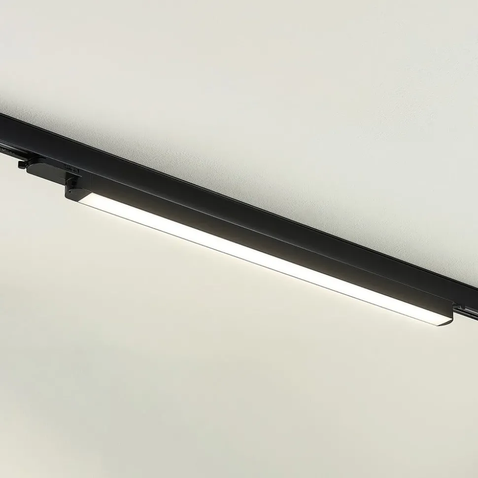 Arcchio Harlow LED track light, zwart, 69 cm, 4.000 K
