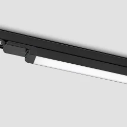 Arcchio Harlow LED track light, zwart, 69 cm, 4.000 K