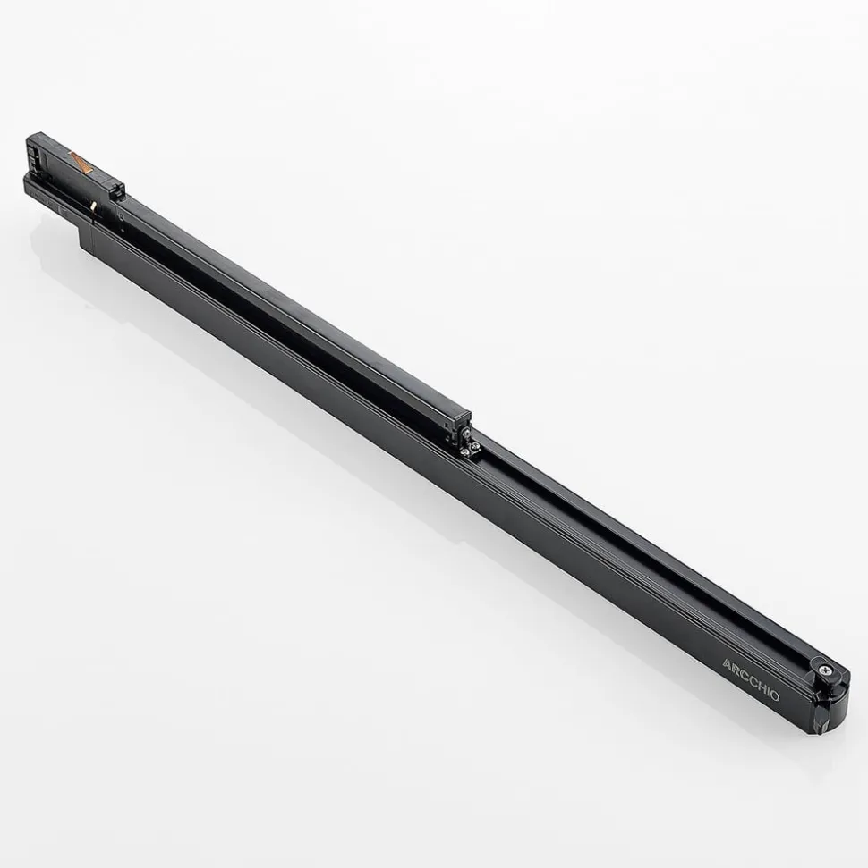 Arcchio Harlow LED track light, zwart, 69 cm, 4.000 K