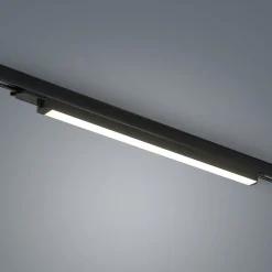 Arcchio Harlow LED track light, zwart, 69 cm, 4.000 K