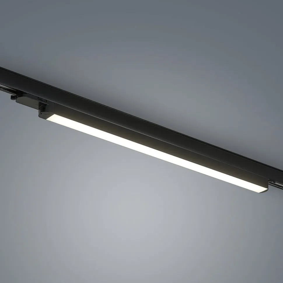 Arcchio Harlow LED track light, zwart, 69 cm, 4.000 K