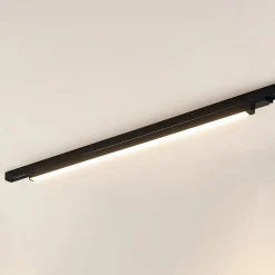 Arcchio Harlow LED track light, zwart, 109 cm, 3.000K