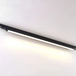 Arcchio Harlow LED track light, zwart, 109 cm, 3.000K