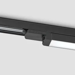 Arcchio Harlow LED track light, zwart, 109 cm, 3.000K