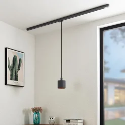 Arcchio Heleni hanglamp rail zwartgoud 12cm