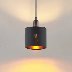 Arcchio Heleni hanglamp rail zwartgoud 12cm