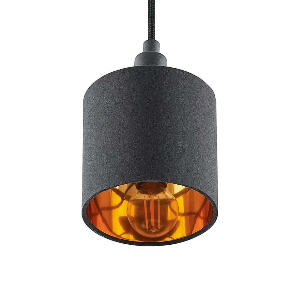 Arcchio Heleni hanglamp rail zwartgoud 12cm