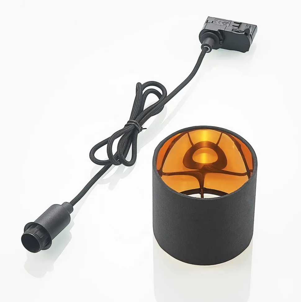 Arcchio Heleni hanglamp rail zwartgoud 12cm