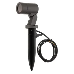 Arcchio Hemmani prikspot, hoogte 35 cm, antraciet, aluminium