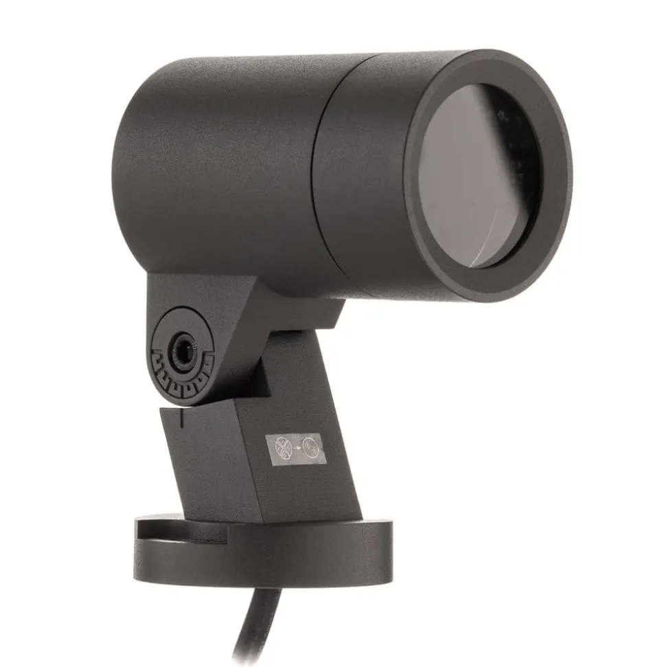 Arcchio Hemmani prikspot, hoogte 35 cm, antraciet, aluminium