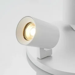 Arcchio Iavo plafondspot, rond, 3-lamps, wit