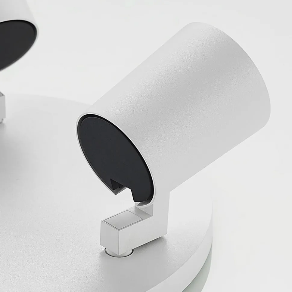 Arcchio Iavo plafondspot, rond, 3-lamps, wit